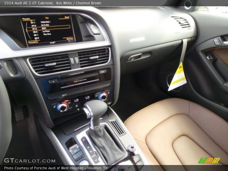 Ibis White / Chestnut Brown 2014 Audi A5 2.0T Cabriolet