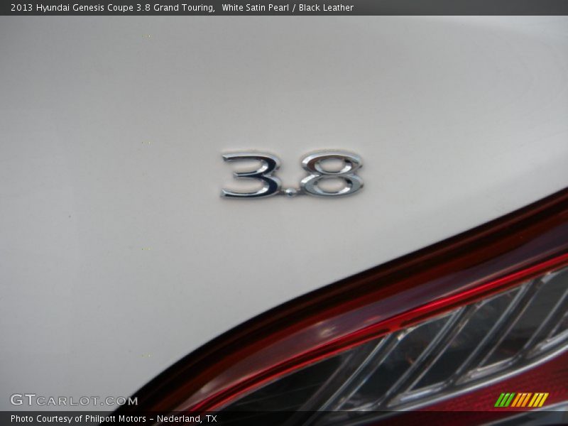 White Satin Pearl / Black Leather 2013 Hyundai Genesis Coupe 3.8 Grand Touring
