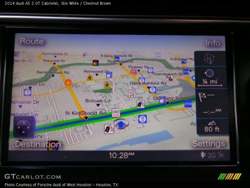 Navigation of 2014 A5 2.0T Cabriolet