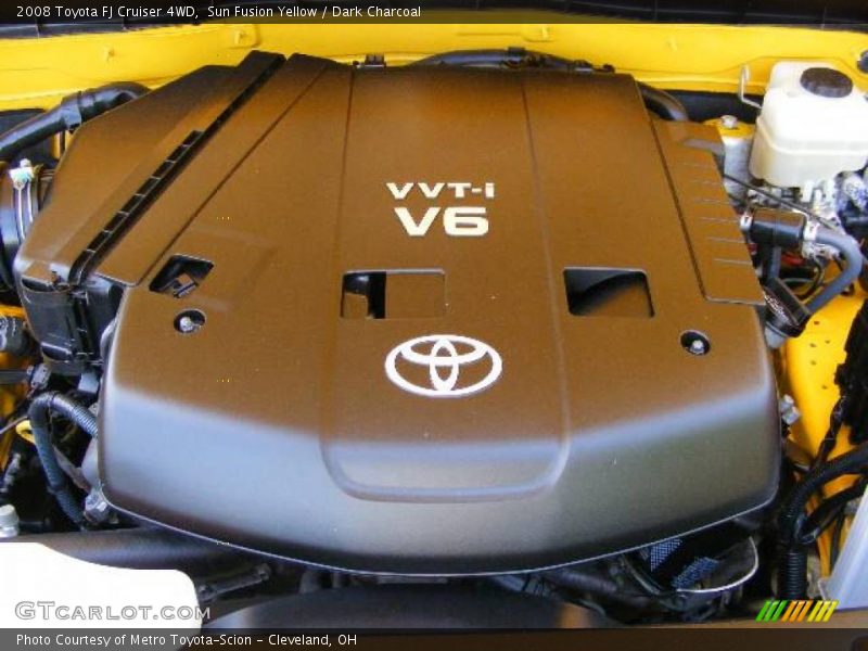 Sun Fusion Yellow / Dark Charcoal 2008 Toyota FJ Cruiser 4WD