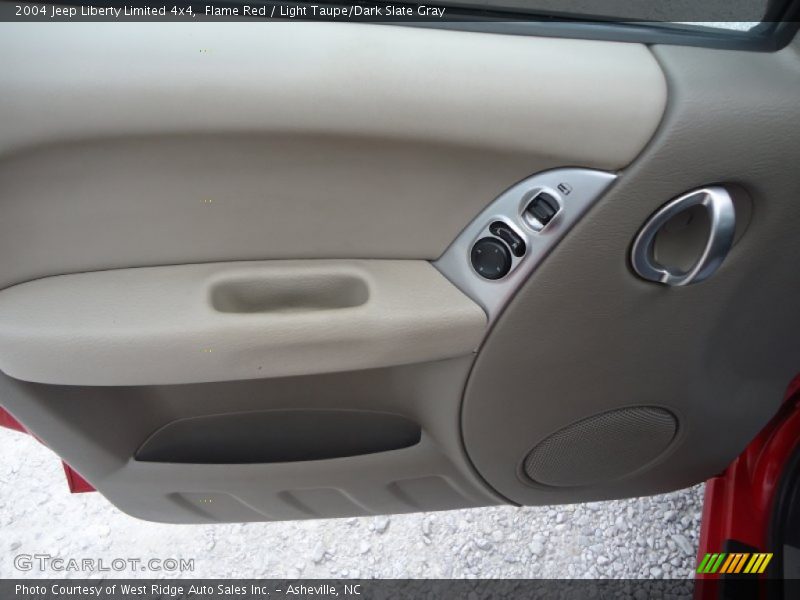 Flame Red / Light Taupe/Dark Slate Gray 2004 Jeep Liberty Limited 4x4