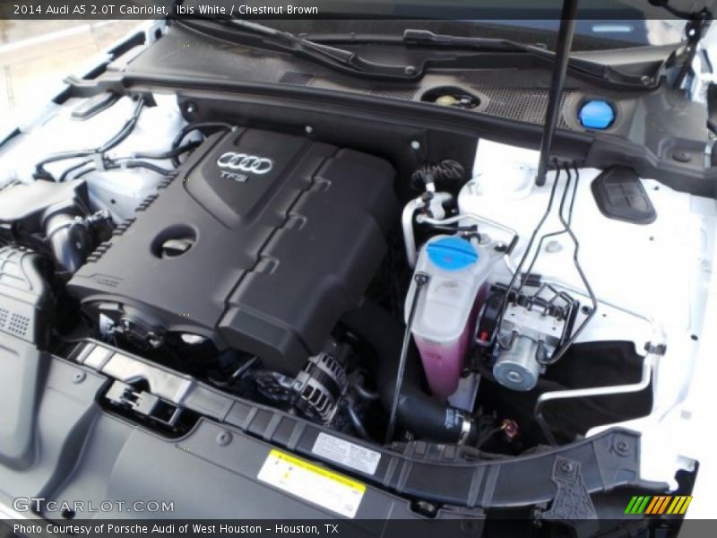  2014 A5 2.0T Cabriolet Engine - 2.0 Liter Turbocharged FSI DOHC 16-Valve VVT 4 Cylinder