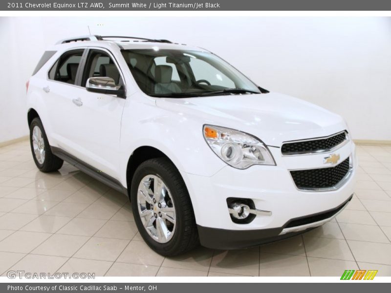 Summit White / Light Titanium/Jet Black 2011 Chevrolet Equinox LTZ AWD