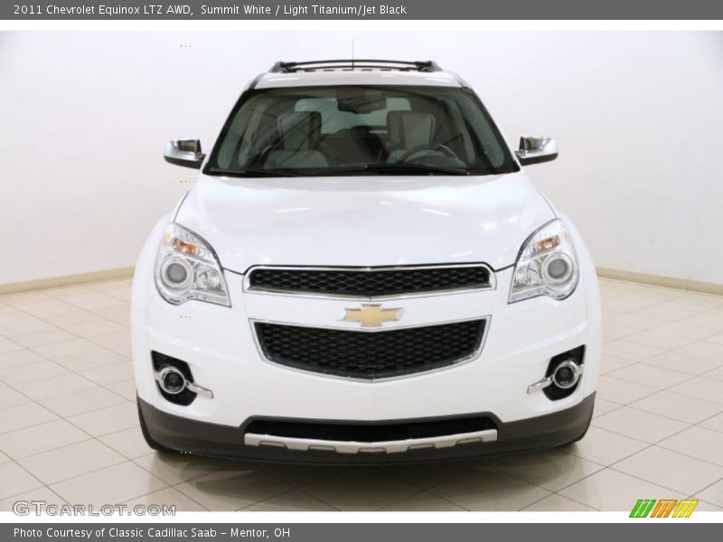 Summit White / Light Titanium/Jet Black 2011 Chevrolet Equinox LTZ AWD