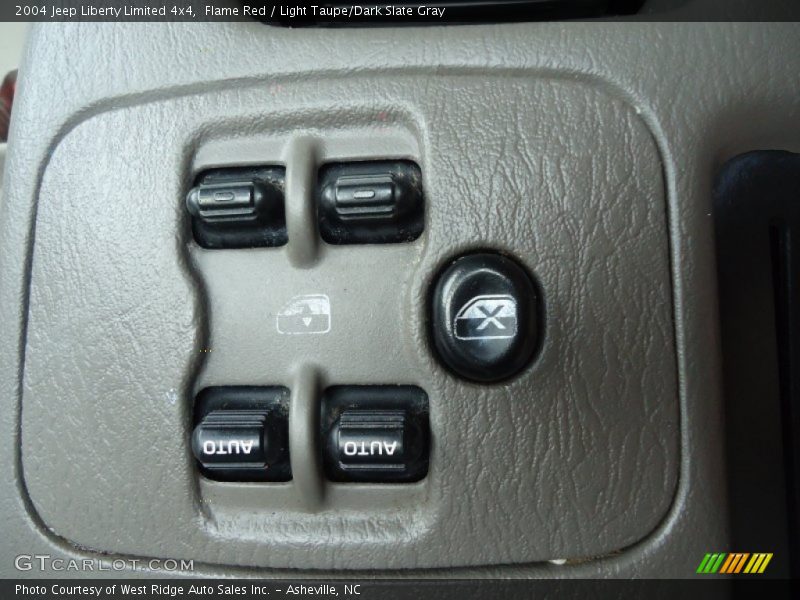 Flame Red / Light Taupe/Dark Slate Gray 2004 Jeep Liberty Limited 4x4