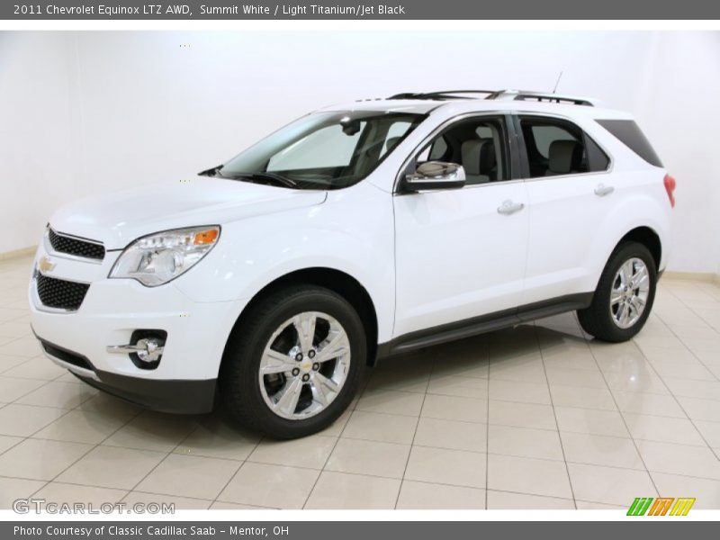 Summit White / Light Titanium/Jet Black 2011 Chevrolet Equinox LTZ AWD