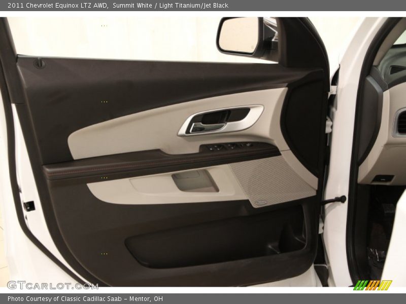 Summit White / Light Titanium/Jet Black 2011 Chevrolet Equinox LTZ AWD