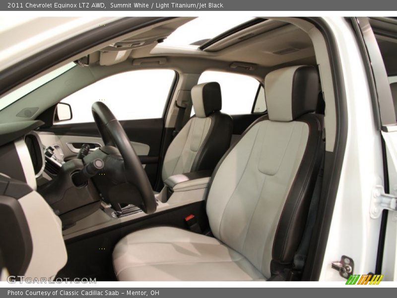 Summit White / Light Titanium/Jet Black 2011 Chevrolet Equinox LTZ AWD