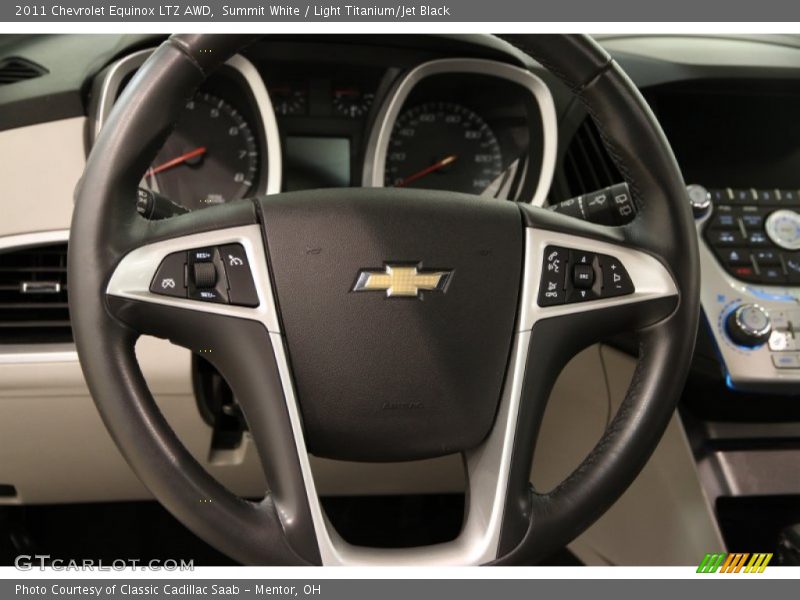 Summit White / Light Titanium/Jet Black 2011 Chevrolet Equinox LTZ AWD