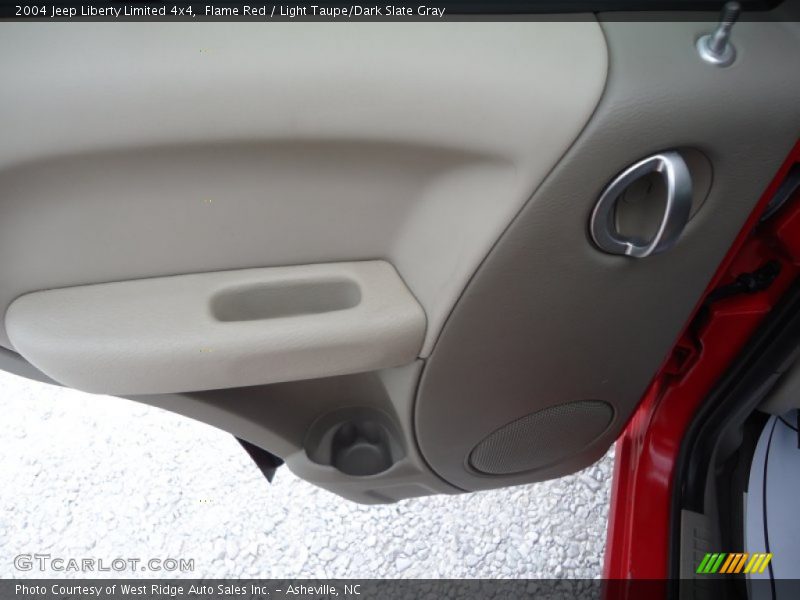 Flame Red / Light Taupe/Dark Slate Gray 2004 Jeep Liberty Limited 4x4