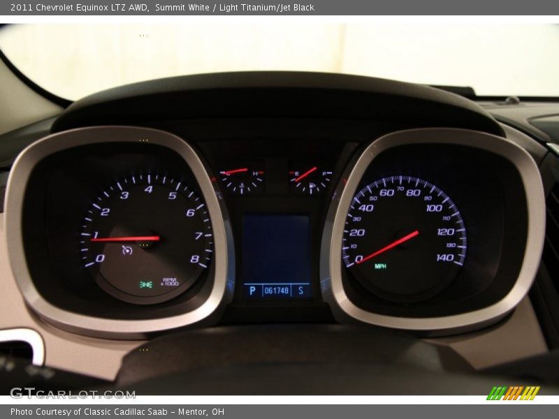 Summit White / Light Titanium/Jet Black 2011 Chevrolet Equinox LTZ AWD