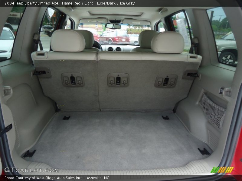 Flame Red / Light Taupe/Dark Slate Gray 2004 Jeep Liberty Limited 4x4