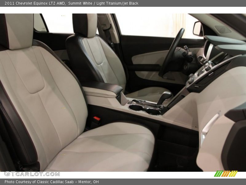 Summit White / Light Titanium/Jet Black 2011 Chevrolet Equinox LTZ AWD