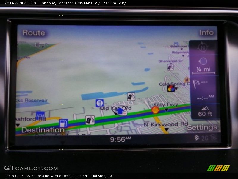 Monsoon Gray Metallic / Titanium Gray 2014 Audi A5 2.0T Cabriolet