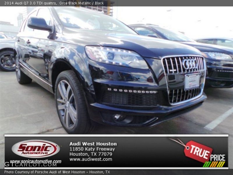 Orca Black Metallic / Black 2014 Audi Q7 3.0 TDI quattro