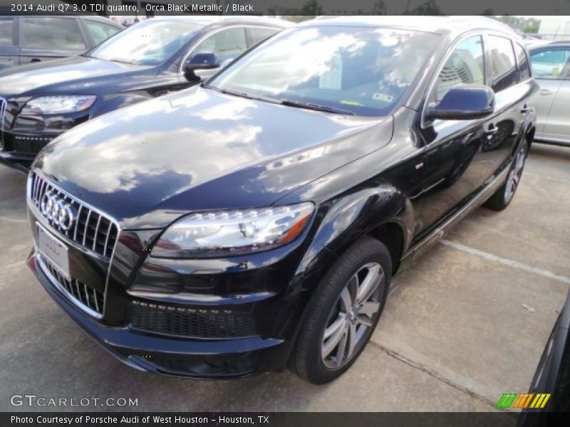 Orca Black Metallic / Black 2014 Audi Q7 3.0 TDI quattro