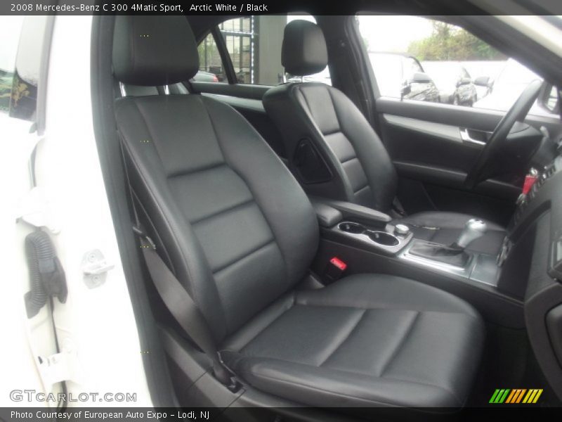 Arctic White / Black 2008 Mercedes-Benz C 300 4Matic Sport