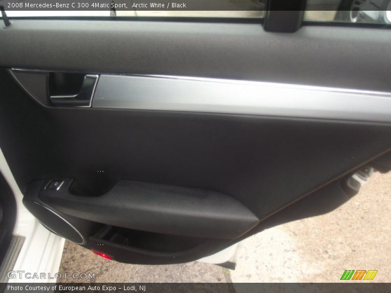 Arctic White / Black 2008 Mercedes-Benz C 300 4Matic Sport