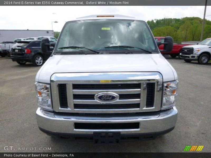 Oxford White / Medium Flint 2014 Ford E-Series Van E350 Cutaway Commercial