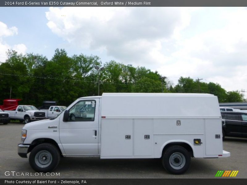 Oxford White / Medium Flint 2014 Ford E-Series Van E350 Cutaway Commercial