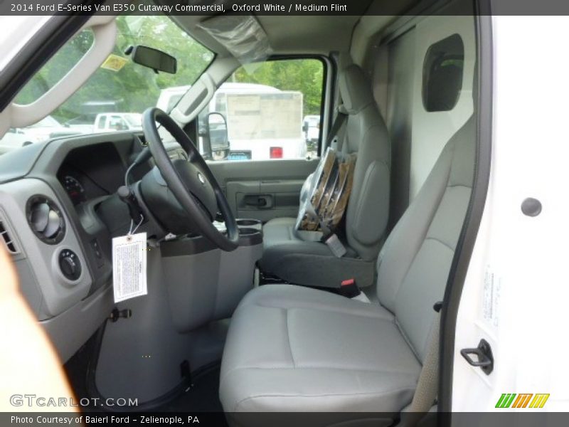 Oxford White / Medium Flint 2014 Ford E-Series Van E350 Cutaway Commercial