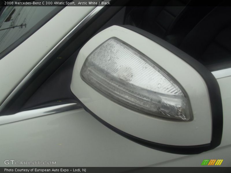 Arctic White / Black 2008 Mercedes-Benz C 300 4Matic Sport