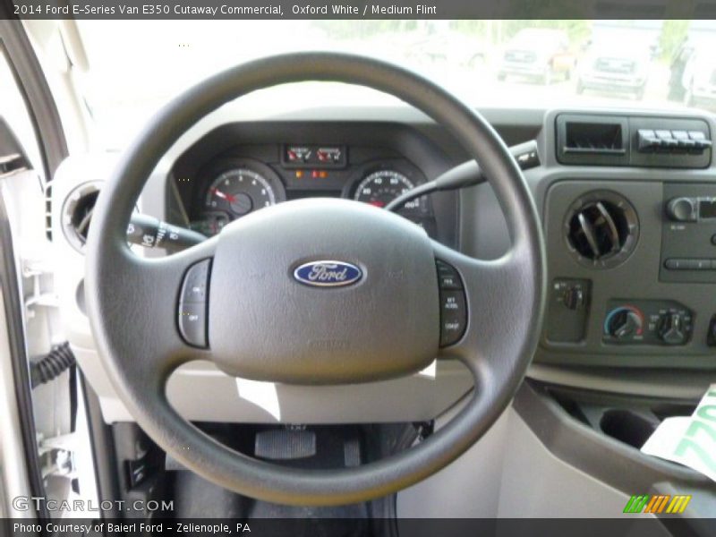 Oxford White / Medium Flint 2014 Ford E-Series Van E350 Cutaway Commercial