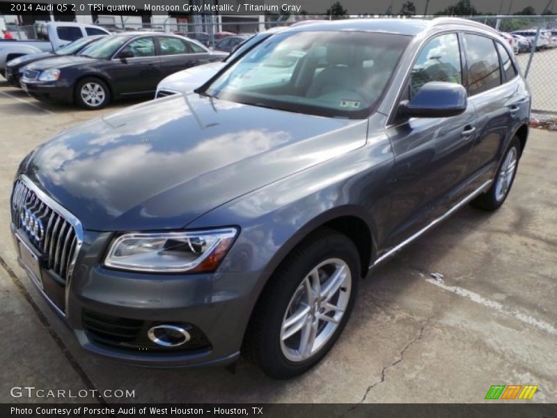 Monsoon Gray Metallic / Titanium Gray 2014 Audi Q5 2.0 TFSI quattro