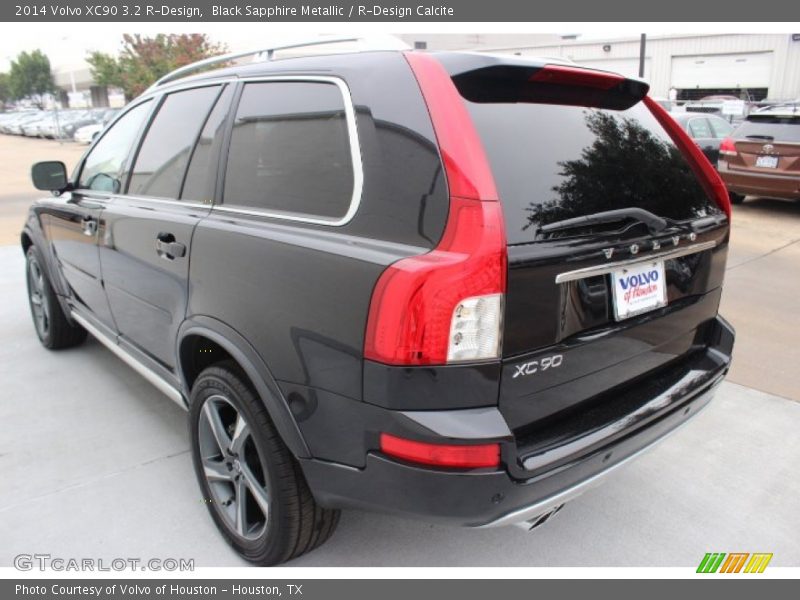 Black Sapphire Metallic / R-Design Calcite 2014 Volvo XC90 3.2 R-Design
