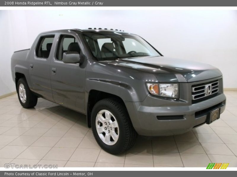 Nimbus Gray Metallic / Gray 2008 Honda Ridgeline RTL