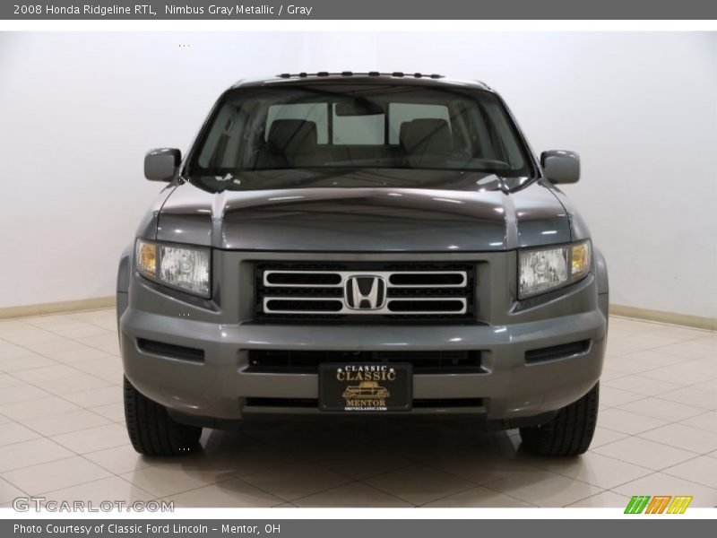 Nimbus Gray Metallic / Gray 2008 Honda Ridgeline RTL