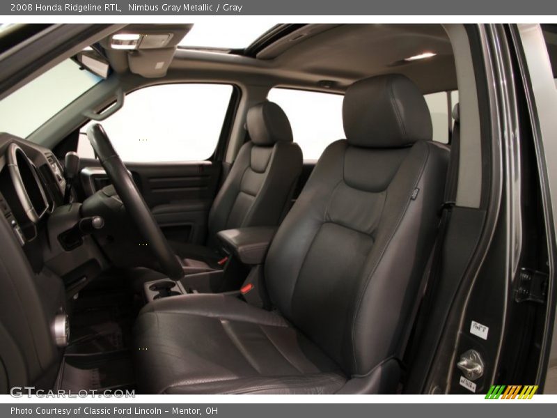 Nimbus Gray Metallic / Gray 2008 Honda Ridgeline RTL