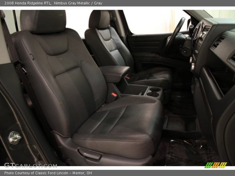 Nimbus Gray Metallic / Gray 2008 Honda Ridgeline RTL