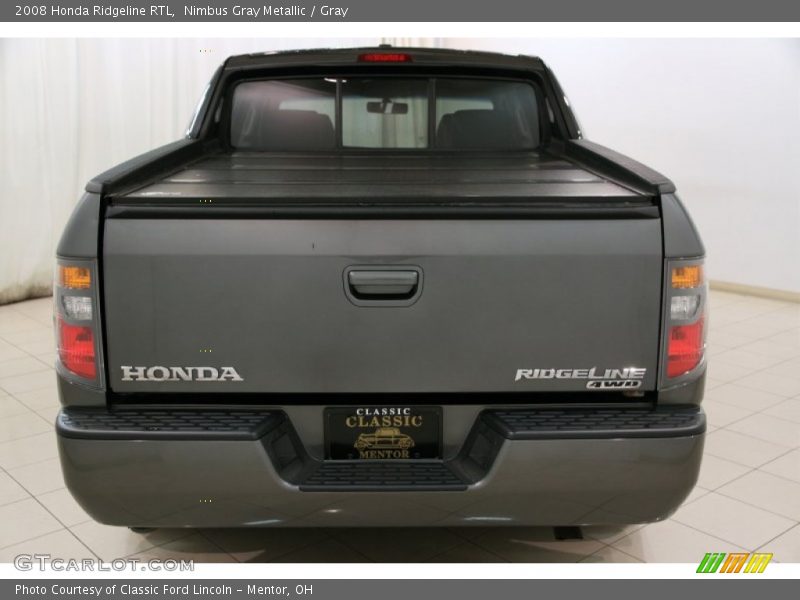 Nimbus Gray Metallic / Gray 2008 Honda Ridgeline RTL