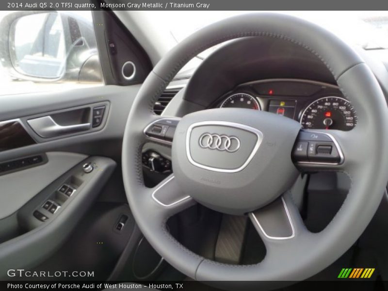 Monsoon Gray Metallic / Titanium Gray 2014 Audi Q5 2.0 TFSI quattro