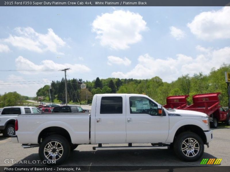  2015 F350 Super Duty Platinum Crew Cab 4x4 White Platinum