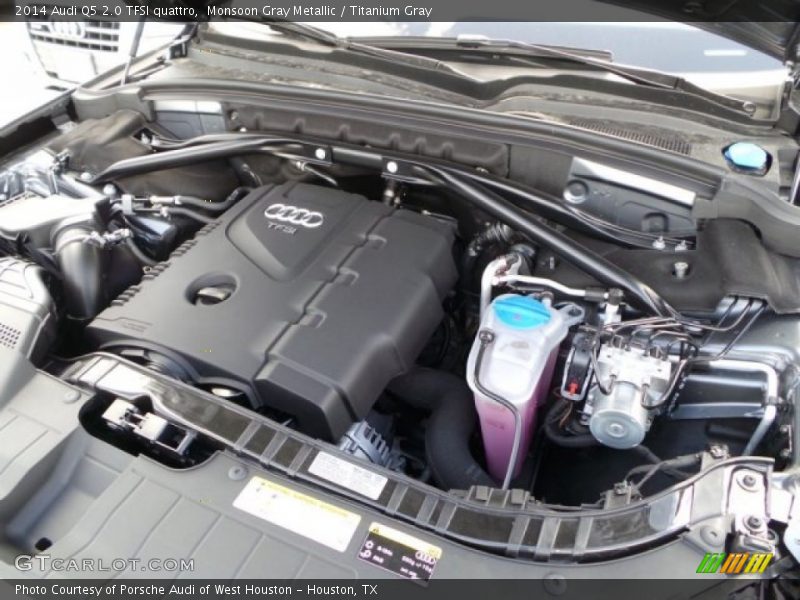 Monsoon Gray Metallic / Titanium Gray 2014 Audi Q5 2.0 TFSI quattro