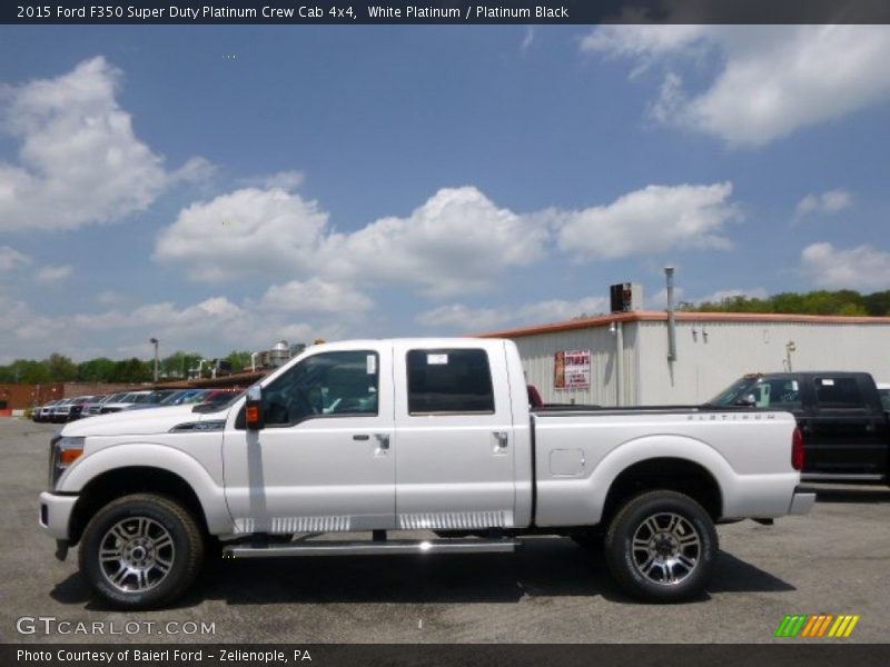  2015 F350 Super Duty Platinum Crew Cab 4x4 White Platinum
