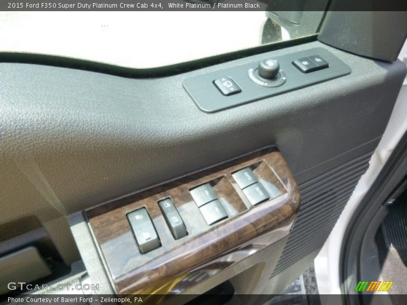 White Platinum / Platinum Black 2015 Ford F350 Super Duty Platinum Crew Cab 4x4