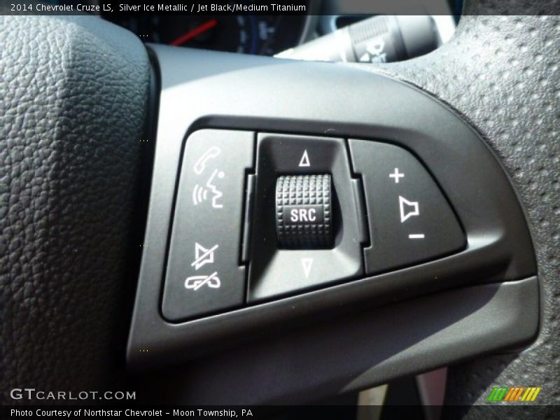 Silver Ice Metallic / Jet Black/Medium Titanium 2014 Chevrolet Cruze LS