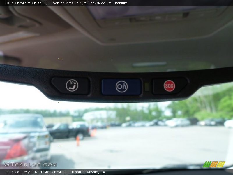 Silver Ice Metallic / Jet Black/Medium Titanium 2014 Chevrolet Cruze LS