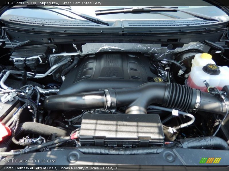 Green Gem / Steel Grey 2014 Ford F150 XLT SuperCrew