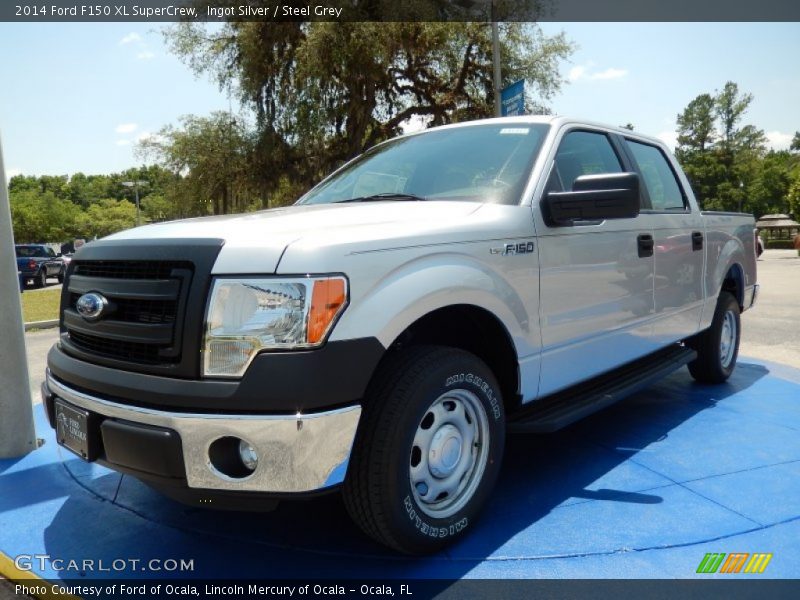 Ingot Silver / Steel Grey 2014 Ford F150 XL SuperCrew