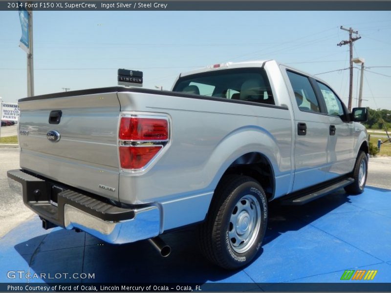 Ingot Silver / Steel Grey 2014 Ford F150 XL SuperCrew