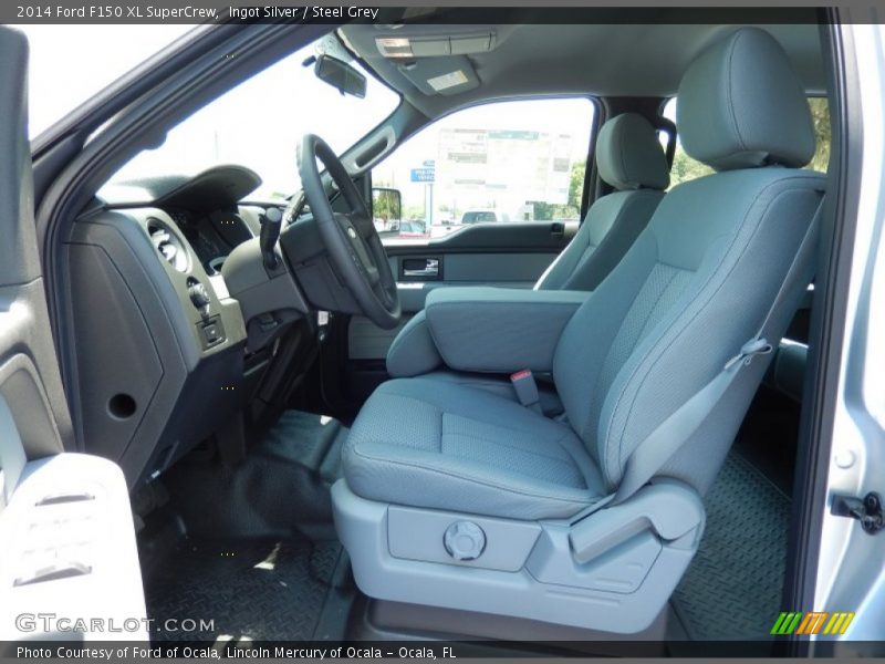 Ingot Silver / Steel Grey 2014 Ford F150 XL SuperCrew