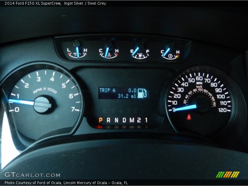 Ingot Silver / Steel Grey 2014 Ford F150 XL SuperCrew