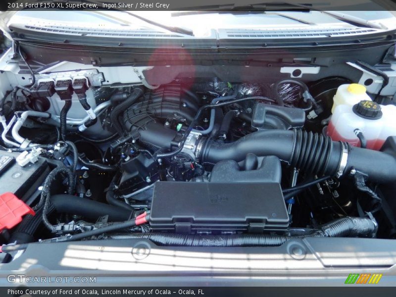 Ingot Silver / Steel Grey 2014 Ford F150 XL SuperCrew