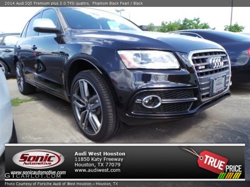 Phantom Black Pearl / Black 2014 Audi SQ5 Premium plus 3.0 TFSI quattro