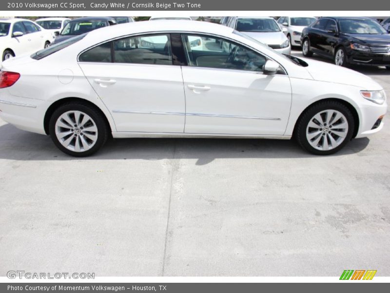 Candy White / Cornsilk Beige Two Tone 2010 Volkswagen CC Sport