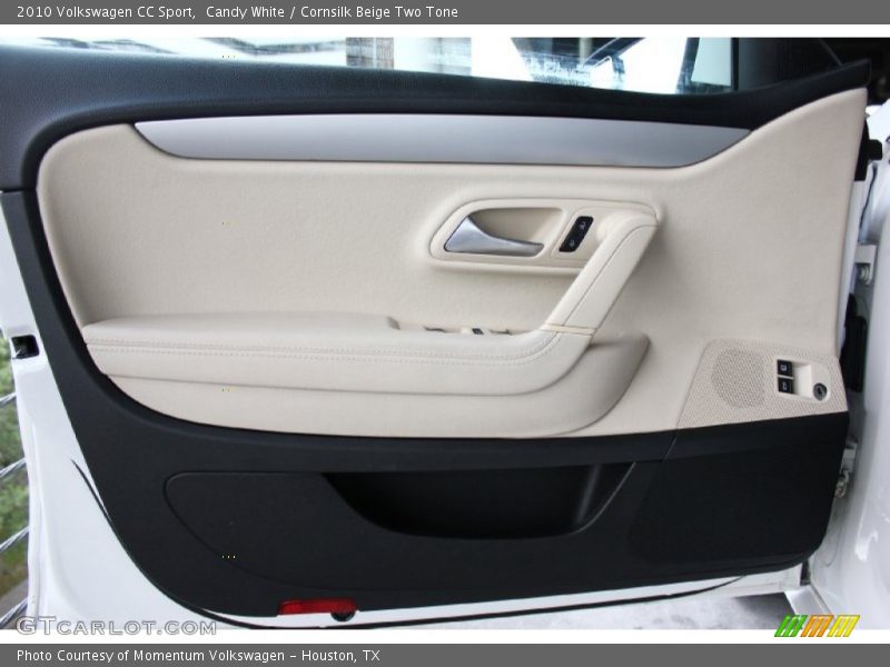Candy White / Cornsilk Beige Two Tone 2010 Volkswagen CC Sport